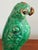 Early 20th Century Pair Antique Chinese Green Parrots For Sale - Image 5 of 12