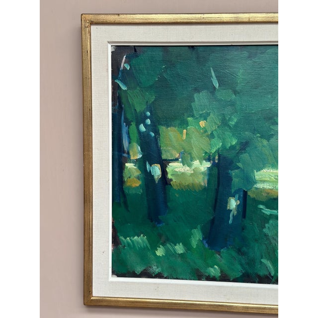 Kurt Rubank, Forest Grove, 1969, Oil Painting on Canvas, Framed For Sale - Image 14 of 18