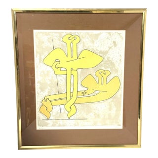 1960s Sorel Etrog Family Group the Dancers Lithograph 32/50 For Sale