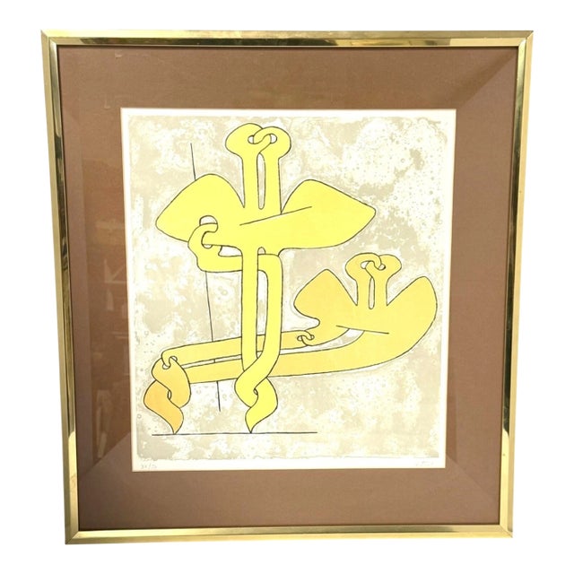 1960s Sorel Etrog Family Group the Dancers Lithograph 32/50 For Sale