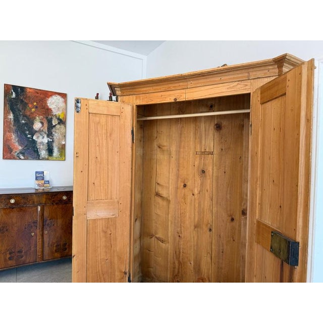 Baroque Farmhouse Cabinet in Softwood For Sale - Image 8 of 14