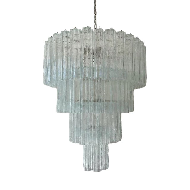Large Murano Chandelier For Sale