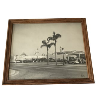 Vintage Signed Framed California Photo For Sale