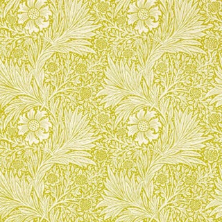 Morris & Co Marigold Wallpaper in Chartreuse - a Sample For Sale