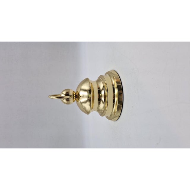 Azucena Mid-Century Modern Brass Doorstop by Luigi Caccia Dominioni for Azucena, 1950s For Sale - Image 4 of 7