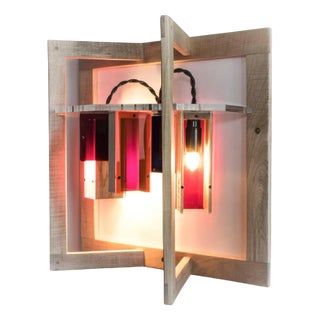 Coloured Blooming Skyline Applique by Hillsideout For Sale