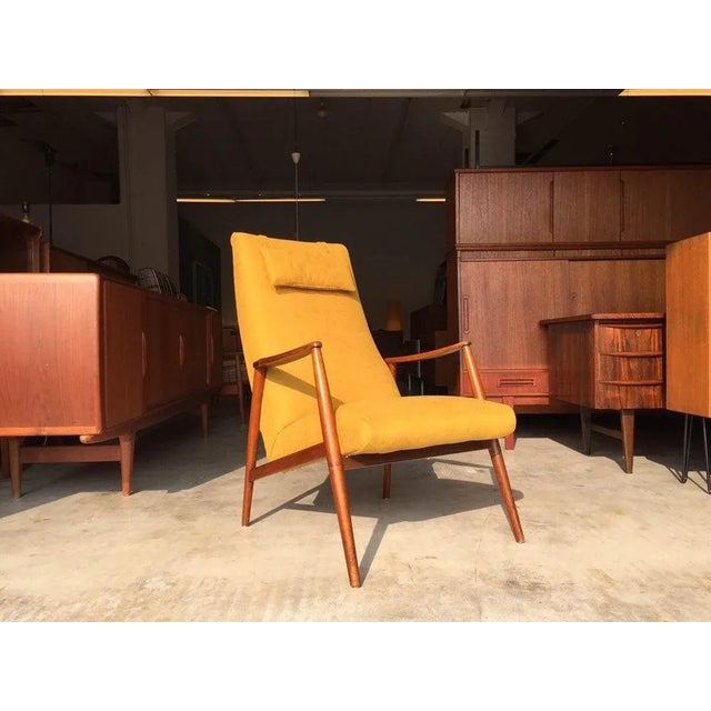 Danish Teak Lounge Chair by Hartmut Lohmeyer, 1950s For Sale - Image 4 of 11