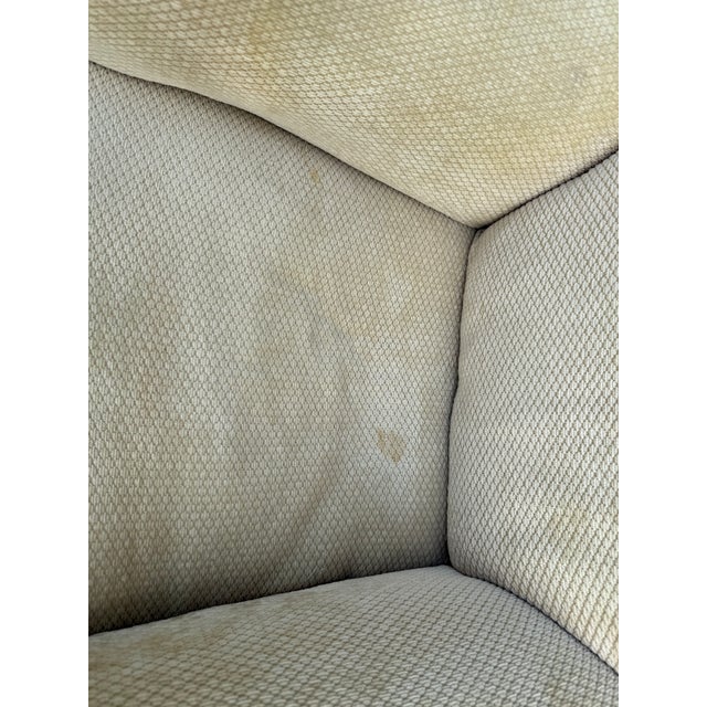 Beige McGuire Rattan Lounge Chairs With Upholstered Seats - A Pair For Sale - Image 8 of 17
