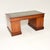 Antique Victorian Pedestal Desk in Walnut with Leather Top, 1860s For Sale - Image 4 of 12