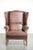 This comfortable English-style wingback chair is made of cowhide leather and has a timeless look. It features a removable...