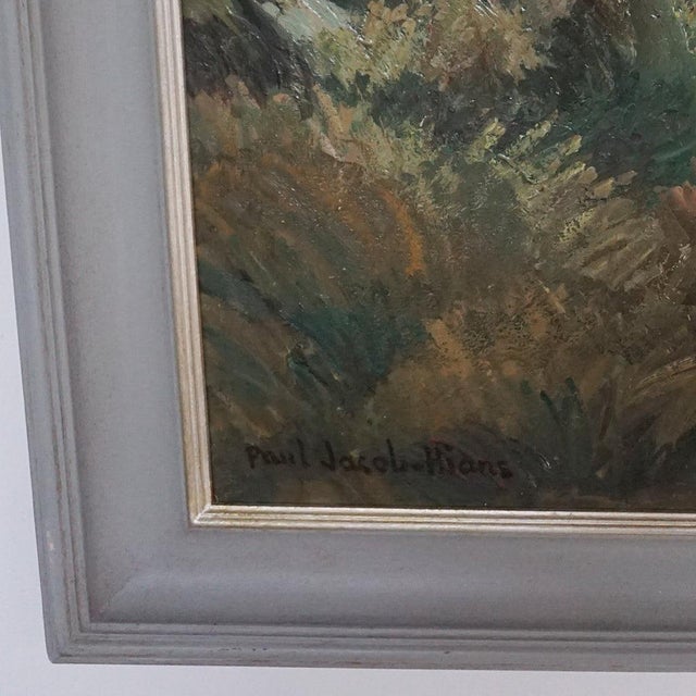 1920s French Artist, Women Bathing, Oil on Canvas, 1920s For Sale - Image 5 of 8