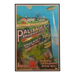 Palisades Amusement Park Framed Poster For Sale