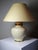 Vintage Panama Dynasty Crackle-Glazed Earthenware Lamp from Le Dauphin, 1980s For Sale - Image 4 of 13