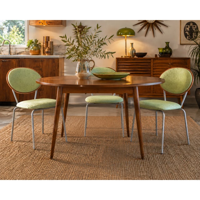 Vintage Mid-Century Modern Aluminum Chrome and Vinyl Dining Chairs, Shelby Williams Style, Set of 3 For Sale - Image 14 of 14