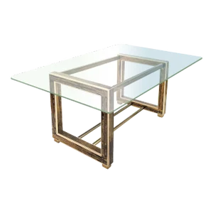 Bernhard Rohne Mastercraft Acid Etched Dining Table