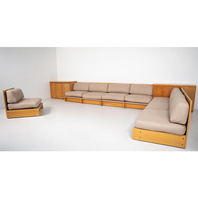 1960s Mid-Century Modern Modular Seating Set, Italy, 1960s, Set of 8 For Sale - Image 5 of 17