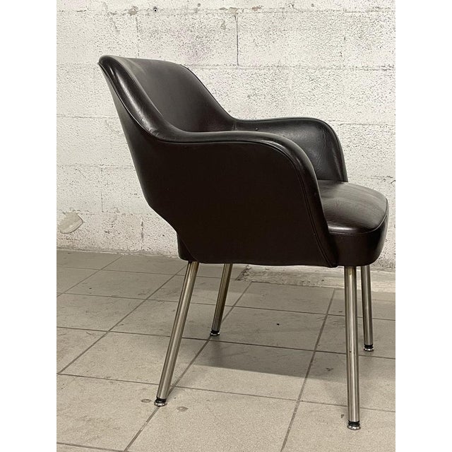 Set of Leatherette Lounge Chairs from Mobiltecnica Torino, 1970s For Sale - Image 9 of 18
