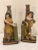 Vintage Ceramic Borghini LaCrima Christi Harlequin Ceramic Wine Decanter Bookends or Candlesticks - Pair For Sale - Image 10 of 12