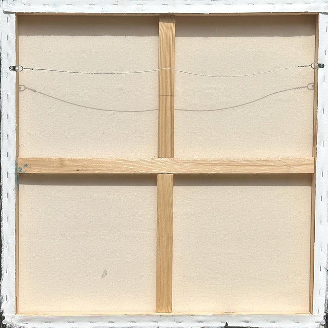 Wood Sea Mist No.2 Abstract Coastal Oil Painting For Sale - Image 7 of 7