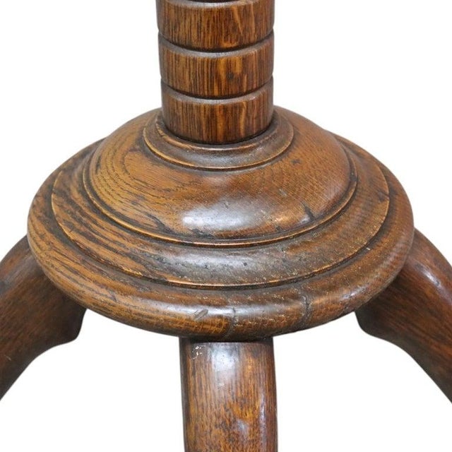 Rj Horner Attr Oak & Brass Hoof Foot Coat Rack C1920 For Sale - Image 9 of 11