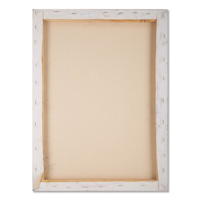 Large Original Oil Painting – Woman in Blue Lovely oil painting featuring a serene portrait of a woman, primarily in...