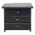 Dark Blue 3-Drawer American Jewelry Box, Circa 1880 For Sale