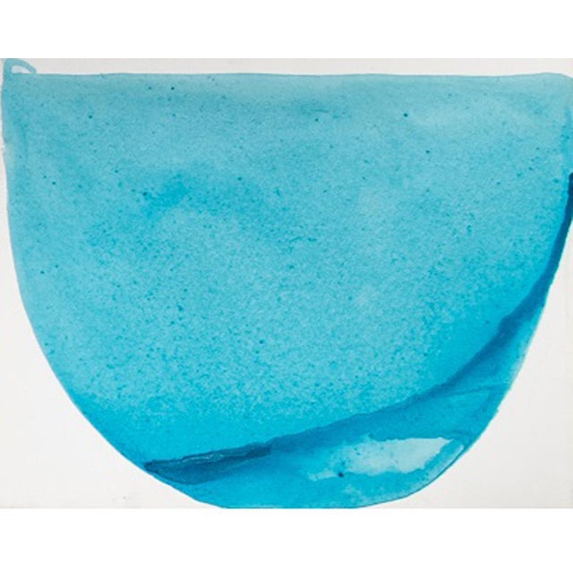 Blue Oil on Canvas Titled Near Tibet", Signed and Dated Robert Miller 1998 For Sale - Image 8 of 9