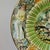 Green Mid 20th Century Hand Painted Capodimonte Decorative Plate Wall Decor For Sale - Image 8 of 11