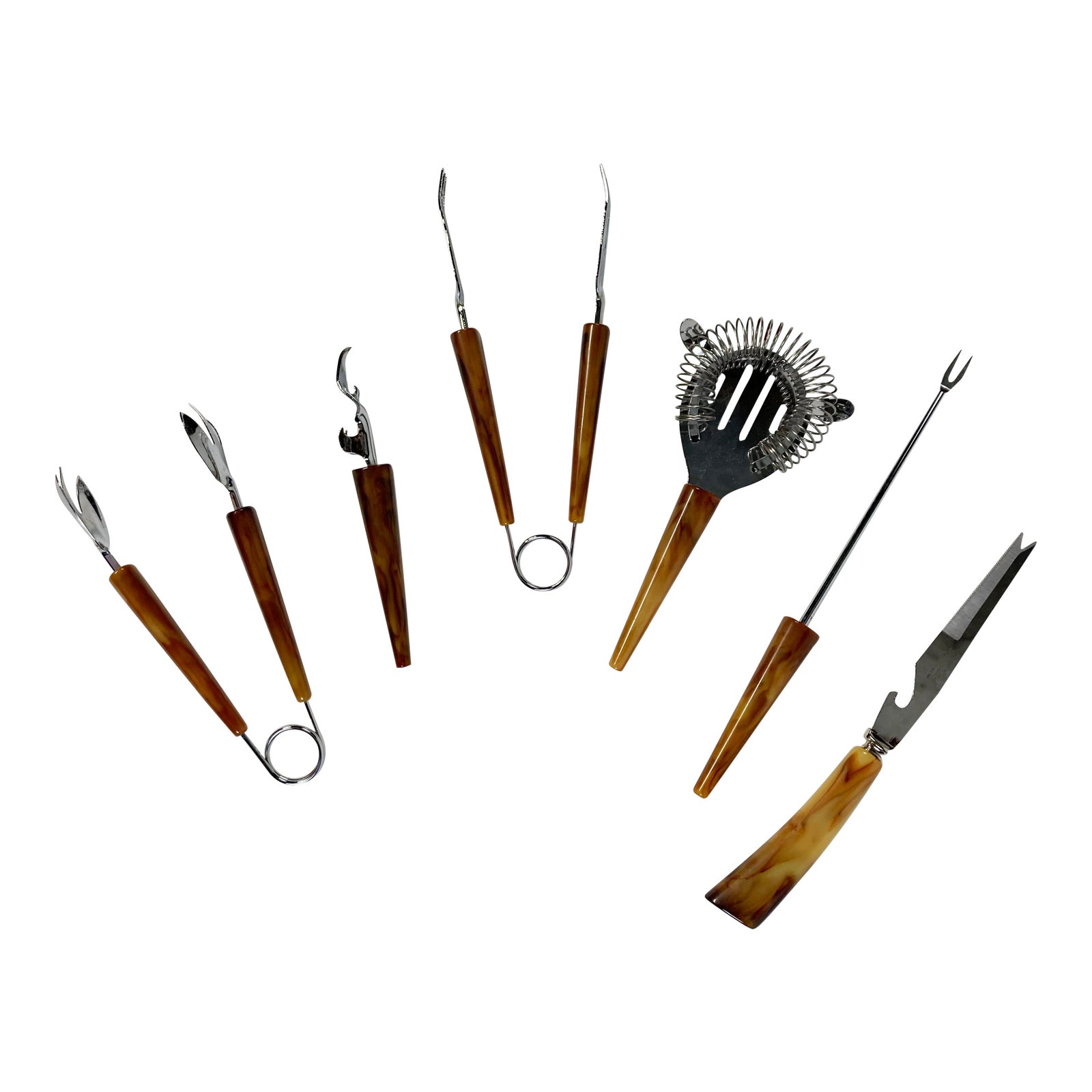 Vintage Bartender Tools, Set of 6 | Chairish