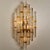 Metal XXL Venini Style Murano Glass and Gold-Plated Sconce, Italy For Sale - Image 7 of 14