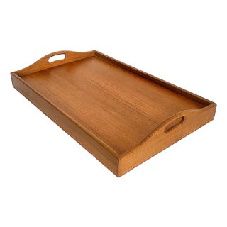 1970s Teak Wood Folding Bed/Lap Tray For Sale