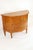 Very attractive 2-drawer chest of drawers in a semicircular shape, light blond mahogany veneer, convex drawers, with lock,...