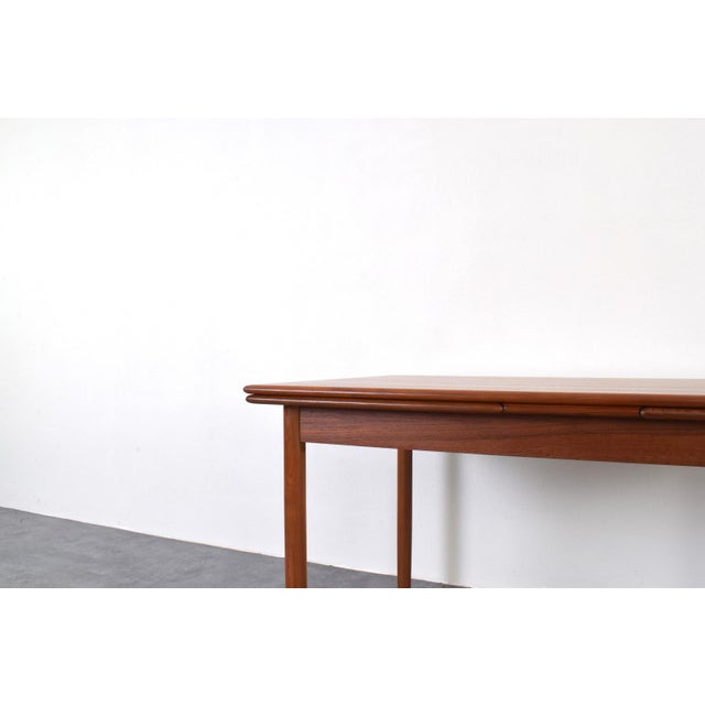 Mid-Century Modern Danish Extendable Dining Table in Teak, 1960s For Sale - Image 14 of 17