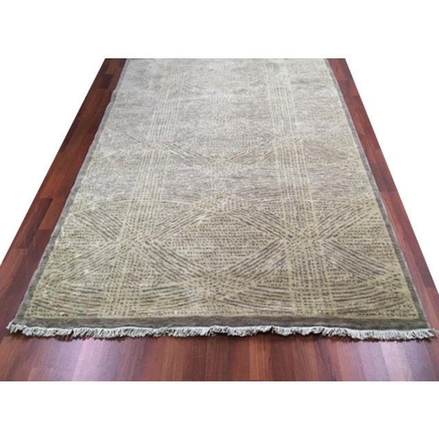 Nomad Rug in Wool For Sale - Image 4 of 5