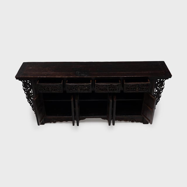 Antique Chinese Mythical Qilin & Buffalo Coffer, 19th Century For Sale In Chicago - Image 6 of 8