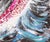 Moisés Villafuerte "Salvame" Blue, Magenta, and Yellow Contemporary Seascape Painting with Texts, 2022 For Sale - Image 9 of 12
