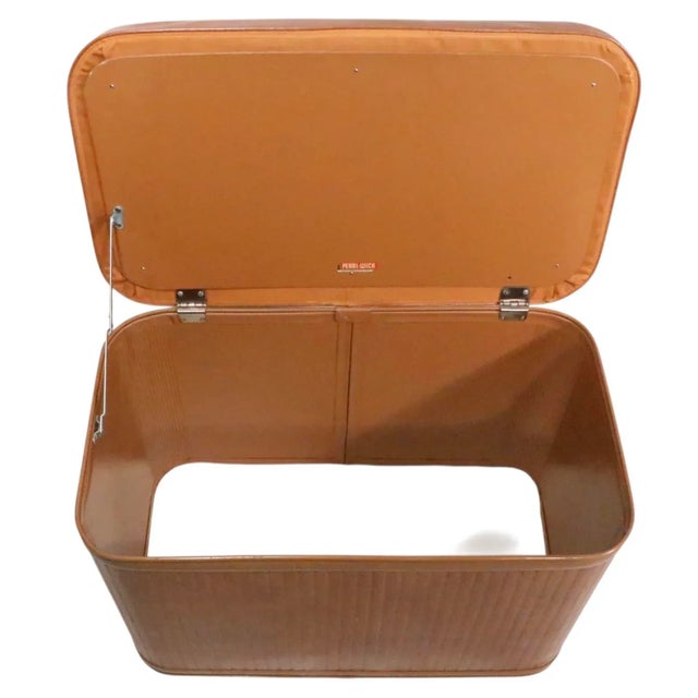 Genuine Pearl-Wick Mid Century Hamper C 1950/60's For Sale - Image 9 of 13