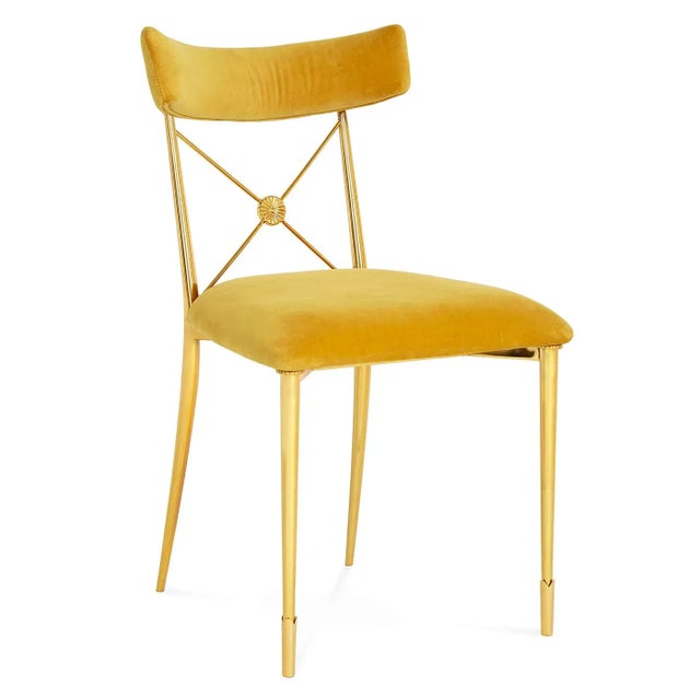 Not Yet Made - Made To Order Jonathan Adler Rider Dining Chair, Rialto Gold For Sale - Image 5 of 5