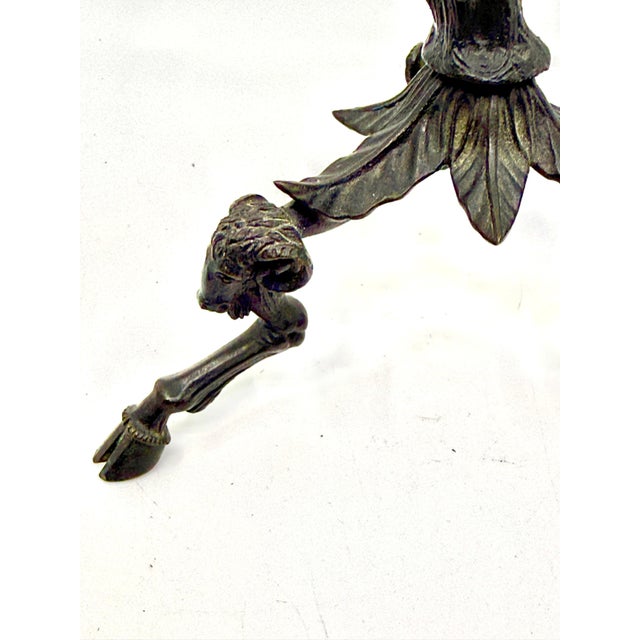 19th Century Pompeiian Bronze Neoclassical Grand Tour Souvenir Oil Lamp Heron For Sale - Image 11 of 17
