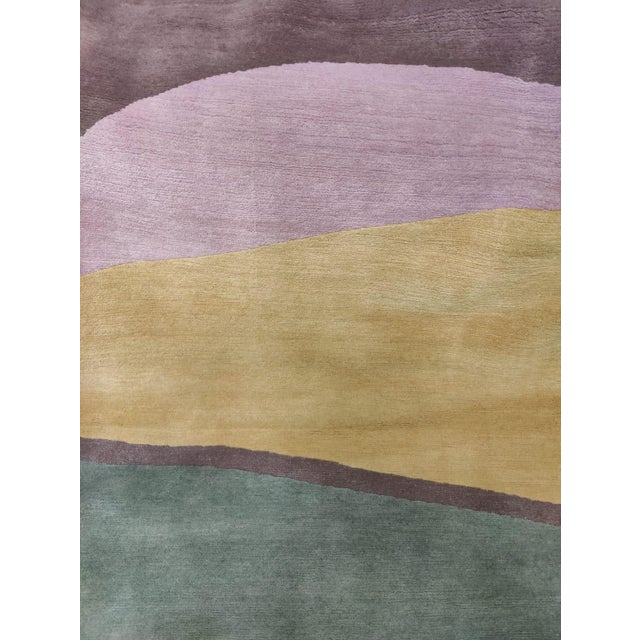 Large Hand-Knotted Pure Wool Rug, 2000s For Sale - Image 13 of 18