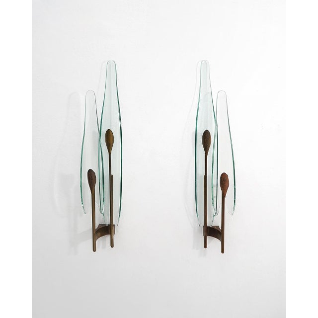 Model 1461 Wall Lamps by Max Ingrand for Fontana Arte, 1960s, Set of 2 For Sale - Image 16 of 16