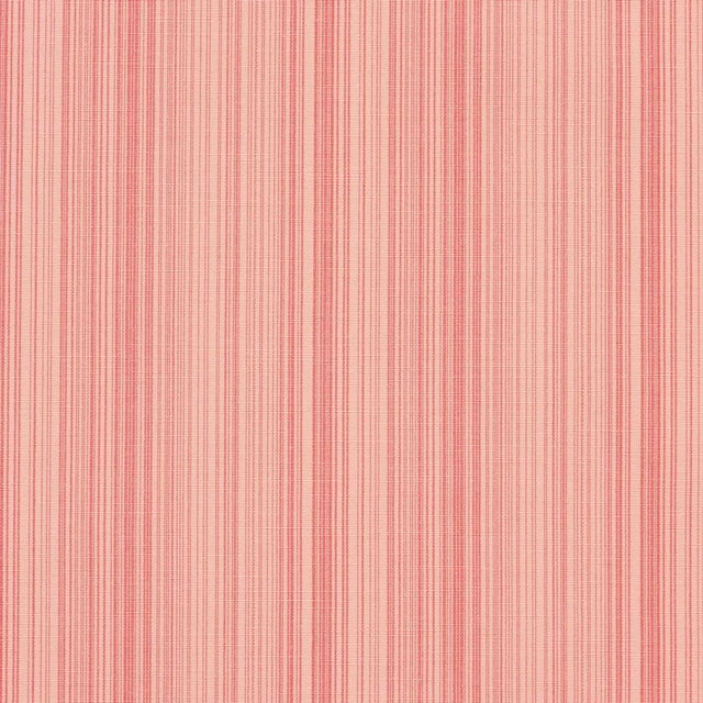 Schumacher Schumacher X Mark D. Sikes Gracie Solid Strie Fabric In Faded Red For Sale - Image 4 of 5