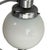 Art Deco Style Table Lamp with Opaline Glass & Metal Base For Sale - Image 4 of 8