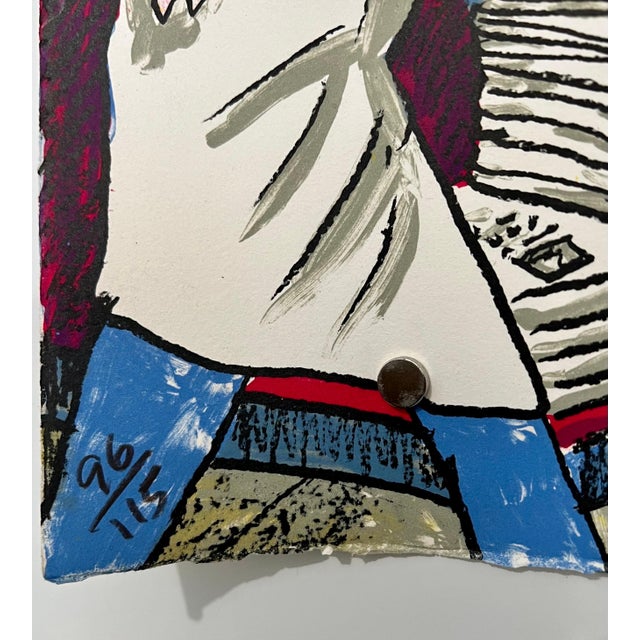 Printmaking Materials Red Grooms, Red Grooms Canal St Chinatown Manhattan New York City Lithograph Cartoon Pop Art, 1993 For Sale - Image 7 of 9