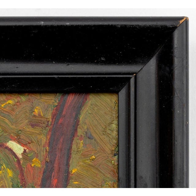 1970s Robert O'Meara Miniature Landscape Oil on Board For Sale - Image 5 of 6