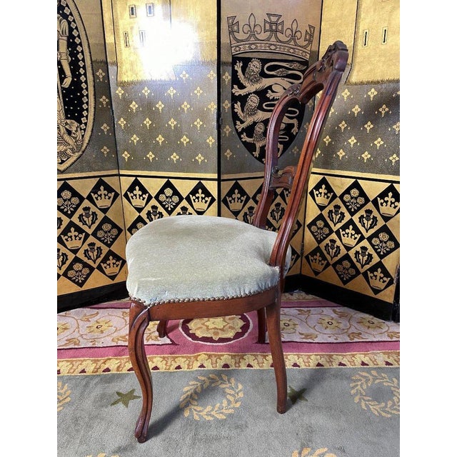Louis Philippe Mahogany Chairs, Set of 6 For Sale - Image 11 of 13