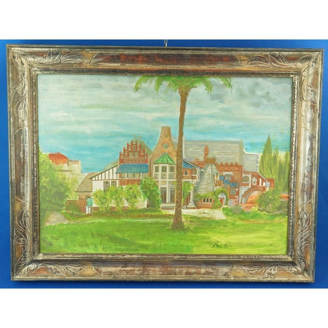 The Casina Delle Civette, Museum at Villa Torlonia, Rome, 20th Century, Oil on Canvas For Sale - Image 18 of 18