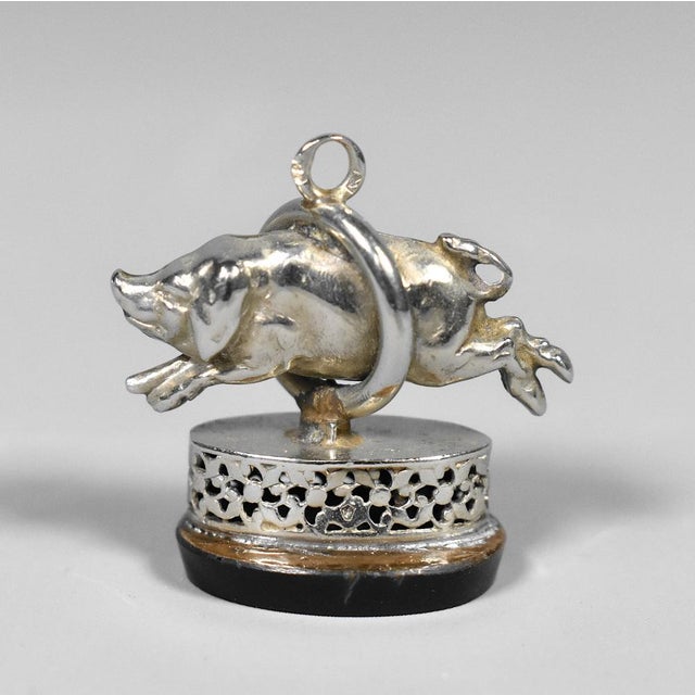 Miniature Silver Pigs & Wild Boar, 1990s, Set of 6 For Sale - Image 4 of 17
