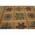 1960s Beige Vintage Geometric Initals Em 63 American Folk Art Hooked Wool Rug For Sale In New York - Image 6 of 9