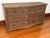Chocolate Late 20th Century Coastal Skirted Bow Front Wicker Rattan Seven Drawer Dresser For Sale - Image 8 of 14